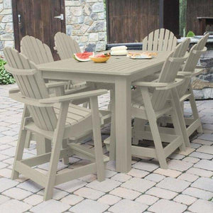 Adirondack Hamilton 7pc Rectangular Counter Height Outdoor Dining Set Dining Set