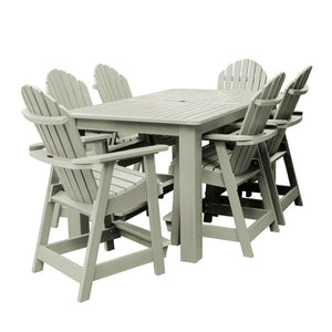 Adirondack Hamilton 7pc Rectangular Counter Height Outdoor Dining Set Dining Set