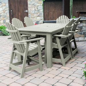 Adirondack Hamilton 7pc Rectangular Counter Height Outdoor Dining Set Dining Set