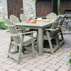 Adirondack Hamilton 7pc Rectangular Counter Height Outdoor Dining Set Dining Set
