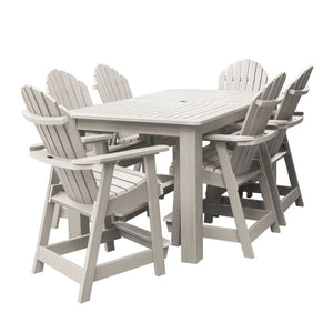 Adirondack Hamilton 7pc Rectangular Counter Height Outdoor Dining Set Dining Set
