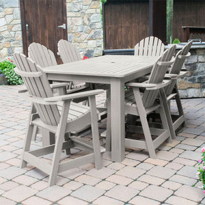 Adirondack Hamilton 7pc Rectangular Counter Height Outdoor Dining Set Dining Set