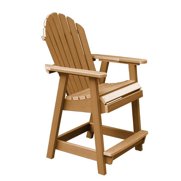 Adirondack Hamilton Outdoor Counter Heigh Deck Chair Dining Chair Toffee