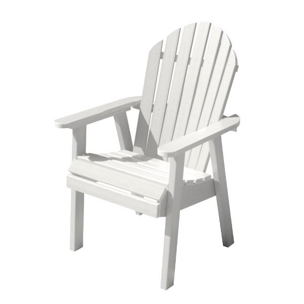 Adirondack Outdoor Hamilton Deck Chair Dining Chair White