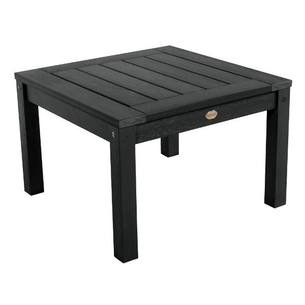 Adirondack Outdoor Side Table Outdoor Table Black