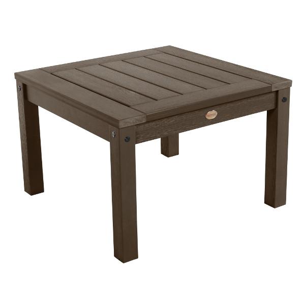 Adirondack Outdoor Side Table Outdoor Table Weathered Acorn