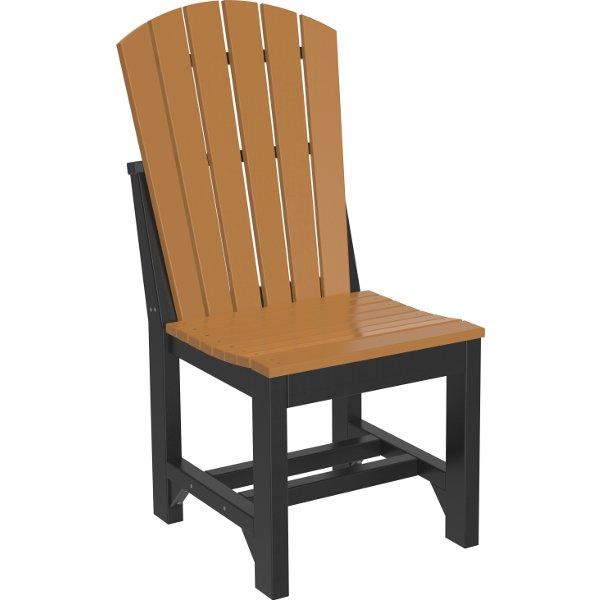 Adirondack Side Chair Side Chair Dining Height / Cedar &amp; Black