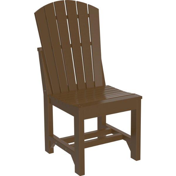 Adirondack Side Chair Side Chair Dining Height / Chestnut Brown