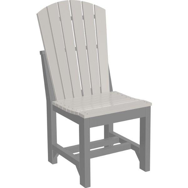 Adirondack Side Chair Side Chair Dining Height / Dove Gray &amp; Slate