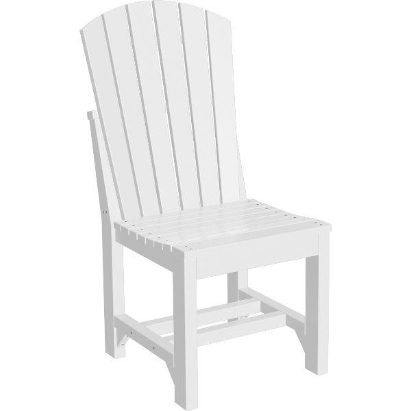 Adirondack Side Chair Side Chair Dining Height / White