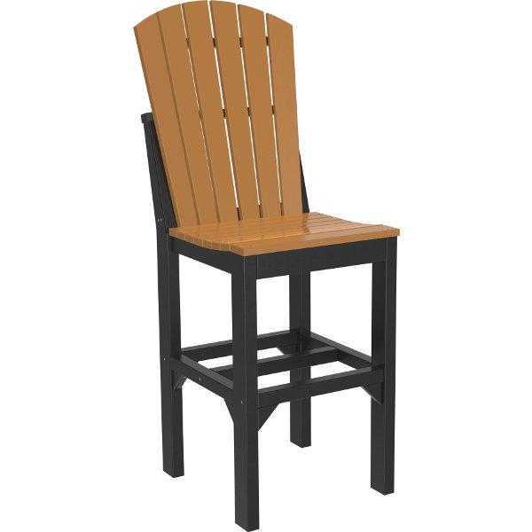 Adirondack Side Chair Side Chair Bar Height / Cedar &amp; Black