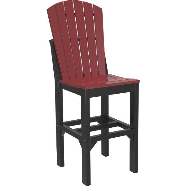Adirondack Side Chair Side Chair Bar Height / Cherrywood &amp; Black