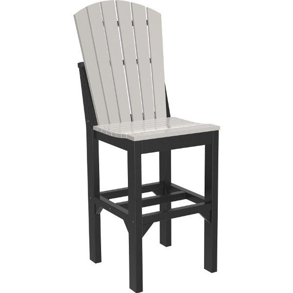 Adirondack Side Chair Side Chair Bar Height / Dove Gray &amp; Black