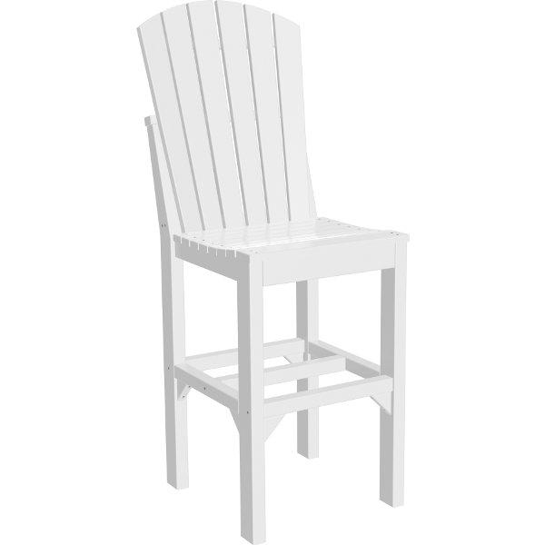 Adirondack Side Chair Side Chair Bar Height / White