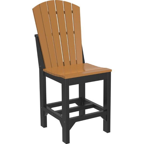 Adirondack Side Chair Side Chair Counter Height / Cedar &amp; Black