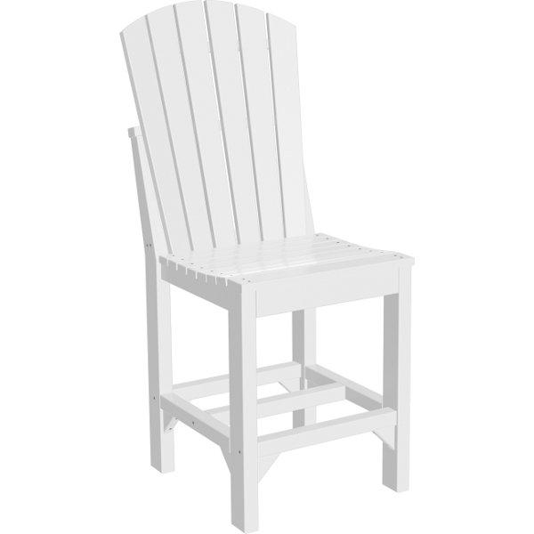 Adirondack Side Chair Side Chair Counter Height / White