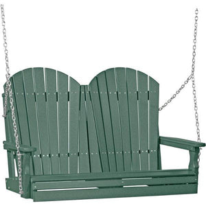 Adirondack Swing Porch Swing 4ft / Green