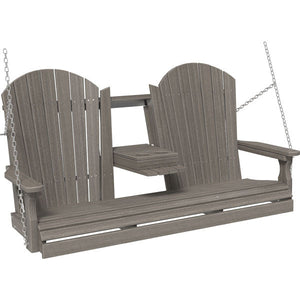 Adirondack Swing Porch Swing 5ft / Coastal Gray