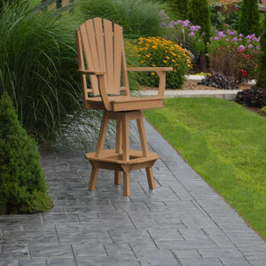 Adirondack Swivel Bar Chair w/Arms Outdoor Chair