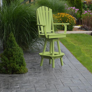Adirondack Swivel Bar Chair w/Arms Outdoor Chair
