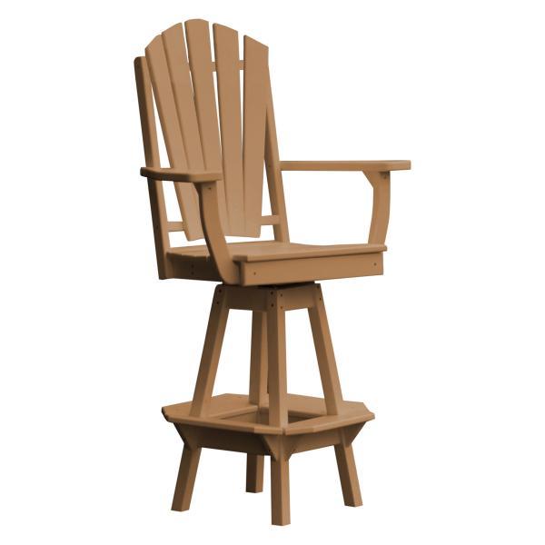 Adirondack Swivel Bar Chair w/Arms Outdoor Chair Cedar (Sold Out)