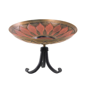 African Daisy Birdbath Birdbath Red Birdbath with Tripod Stand