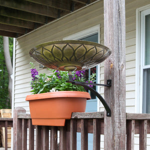 African Sunflower Birdbath Birdbath