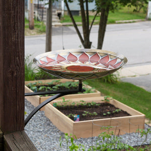 African Sunflower Birdbath Birdbath