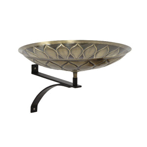 African Sunflower Birdbath Birdbath Birdbath with Wall Mount Bracket