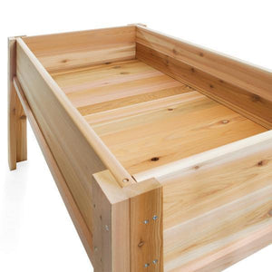 4-ft x 2-ft Raised Garden Box on Legs - The Charming Bench Company
