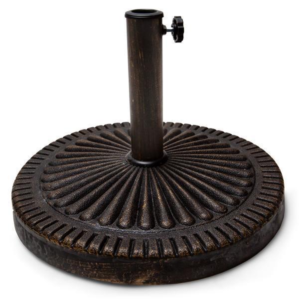 All Things Cedar Resin Coated Iron Umbrella Stand Umbrella Stand