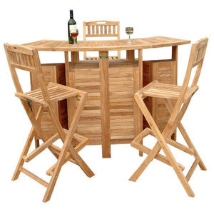 Anderson Teak Altavista 5-Pieces Bar Set Bar Set