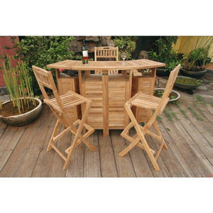 Anderson Teak Altavista 5-Pieces Bar Set Bar Set