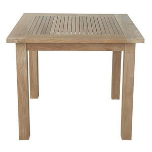 Anderson Teak Bahama 35" Square Table Small Slats Outdoor Tables