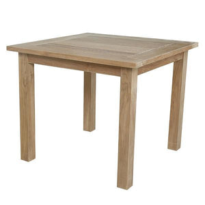 Anderson Teak Bahama 35" Square Table Small Slats Outdoor Tables