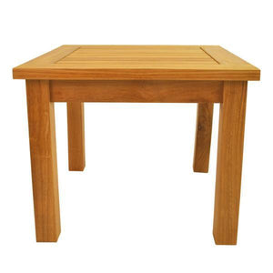 Anderson Teak Bahama 35" Square Table Small Slats Outdoor Tables