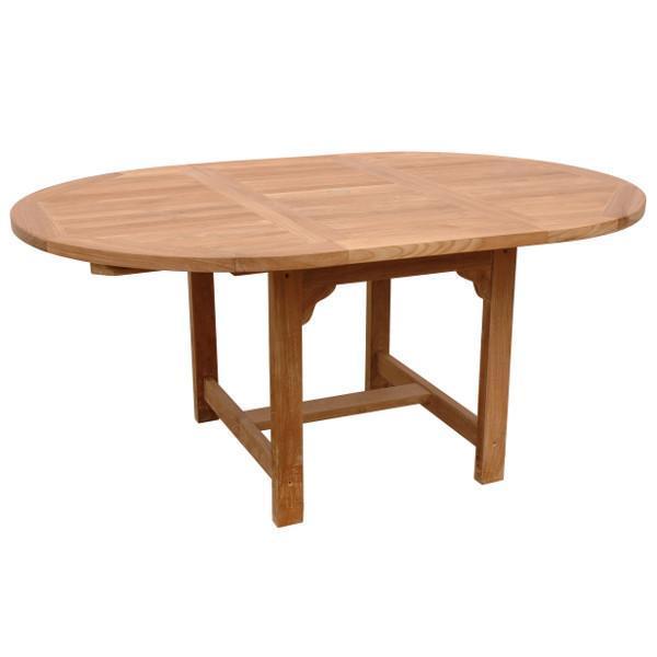 Anderson Teak Bahama 67&quot; Oval Extension Table Outdoor Tables