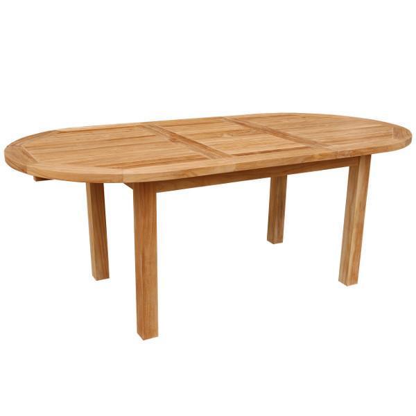 Anderson Teak Bahama 78&quot; Oval Extension Table Outdoor Tables