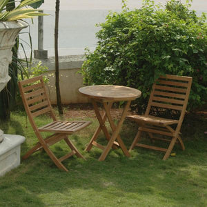 Anderson Teak Bahama Andrew 3-Pieces Bistro Set Dining Set
