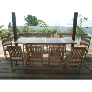 Anderson Teak Bahama Rialto 11-Pieces Rectangular Dining Set Dining Set