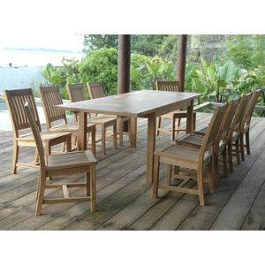 Anderson Teak Bahama Rialto 11-Pieces Rectangular Dining Set Dining Set