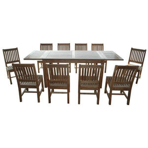 Anderson Teak Bahama Rialto 11-Pieces Rectangular Dining Set Dining Set