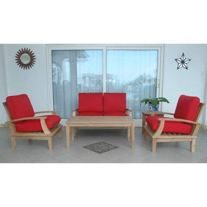 Anderson Teak Brianna 5-Pieces Deep Seating Loveseat Set Seating Set