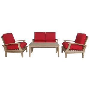 Anderson Teak Brianna 5-Pieces Deep Seating Loveseat Set Seating Set