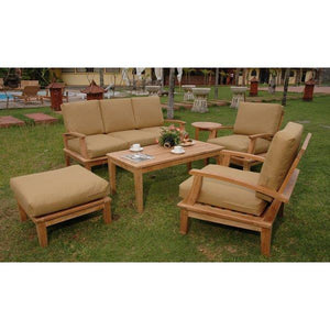 Anderson Teak Brianna 5-Pieces Deep Seating Sofa Set Seating Set