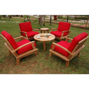 Anderson Teak Brianna 6-Pieces Deep Seating Armchair Set Seating Set