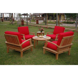 Anderson Teak Brianna 6-Pieces Deep Seating Armchair Set Seating Set