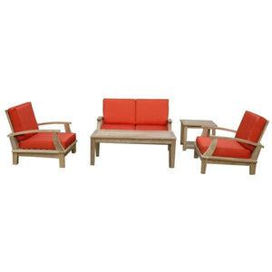 Anderson Teak Brianna Bahama 5-Pieces Deep Seating Loveseat Set Seating Set