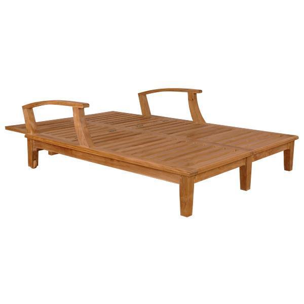 Anderson Teak Brianna Double Sun Lounger with Arm Lounger