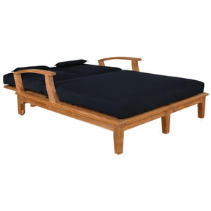 Anderson Teak Brianna Double Sun Lounger with Arm Lounger